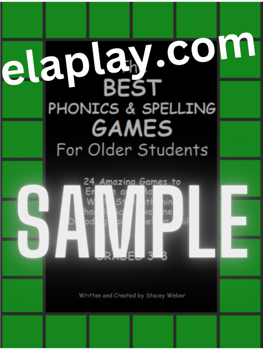 The Best Phonics and Spelling Games for Older Students (BOOK)