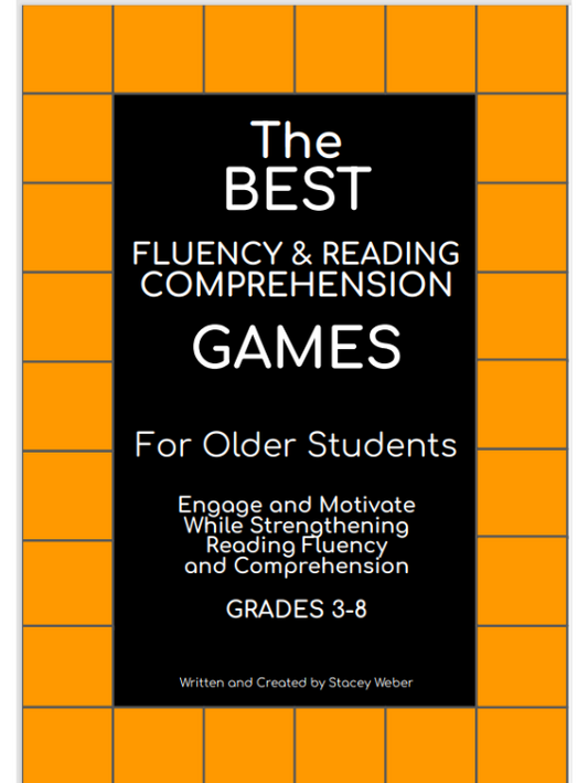 The Best Fluency and Reading Comprehension Games for Older Students (BOOK)