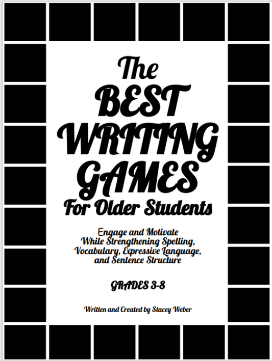 The Best Writing Games for Older Students (BOOK)