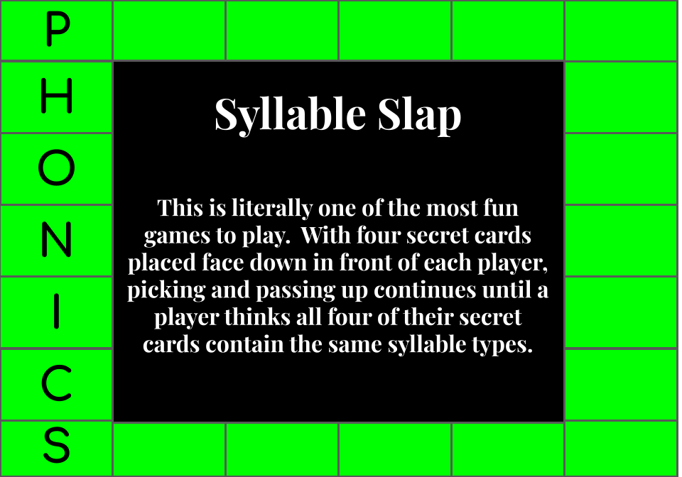 Syllable Slap