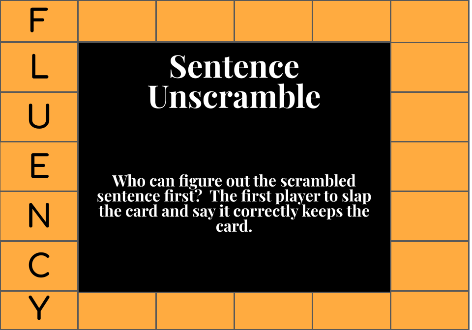Sentence Unscramble
