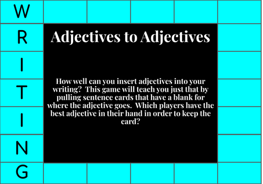 Adjectives to Adjectives
