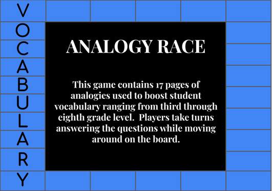 Analogy Race (Easy Level)