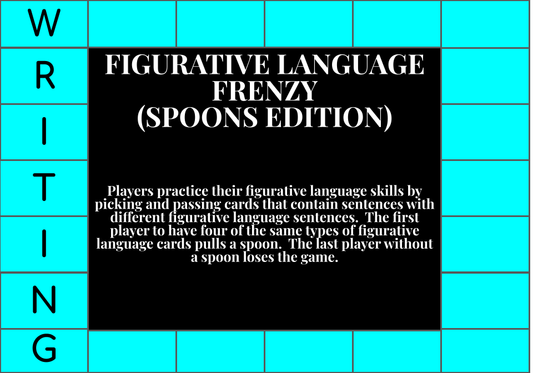 FIGURATIVE LANGUAGE FRENZY (SPOONS EDITION)