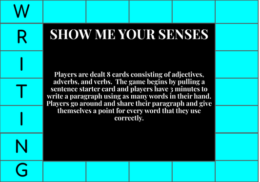 SHOW ME YOUR SENSES